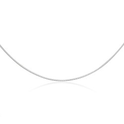 Lantisor argint rodiat 0,9 mm x 45 cm model șarpe DiAmanti Snake C020-45cm-SL (Argint 925‰ 2,7 g.)